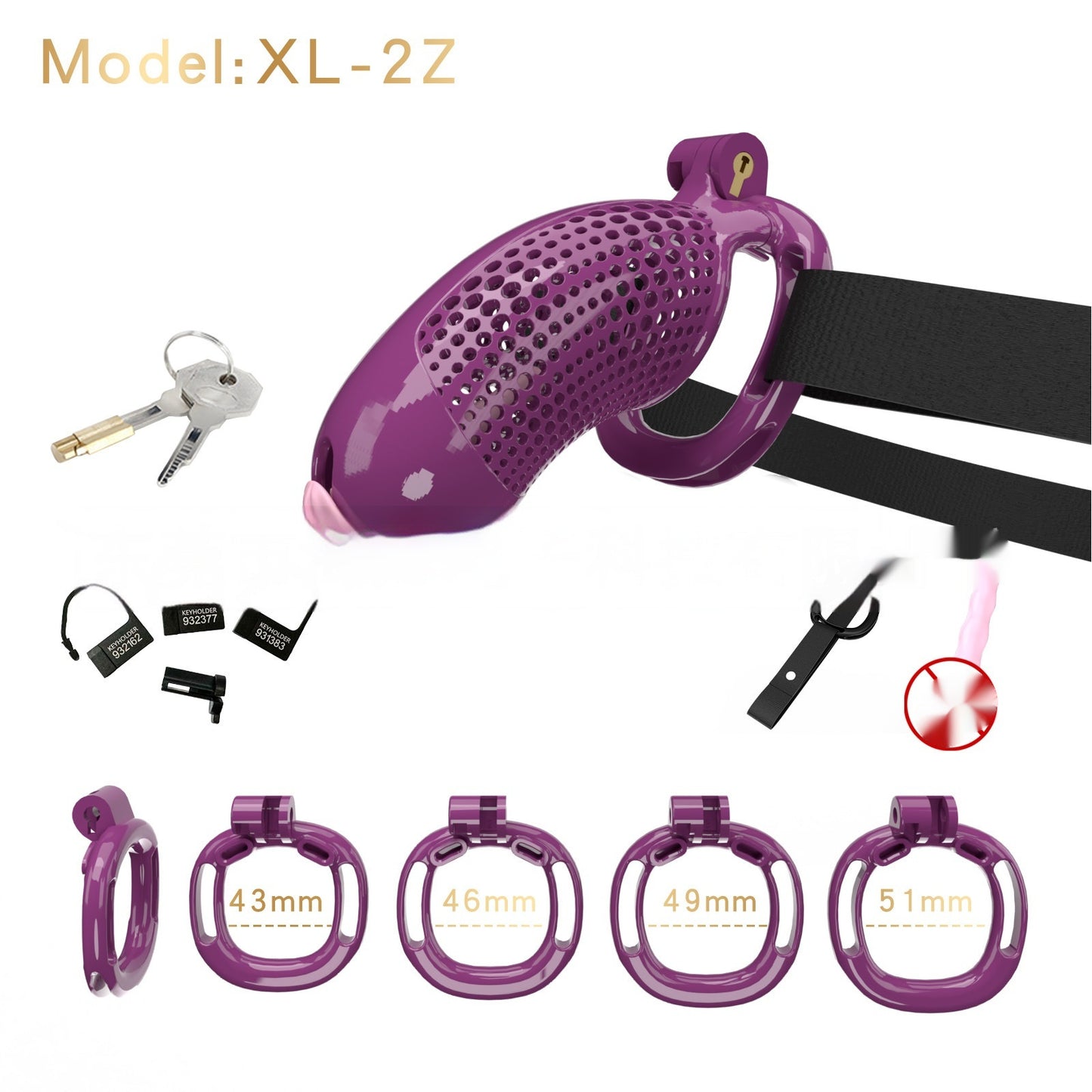 Wearing Chastity Lock For Men And Adults - Desiré