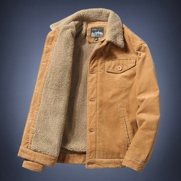 Stand Collar Casual Warm Cotton Coat - Desiré