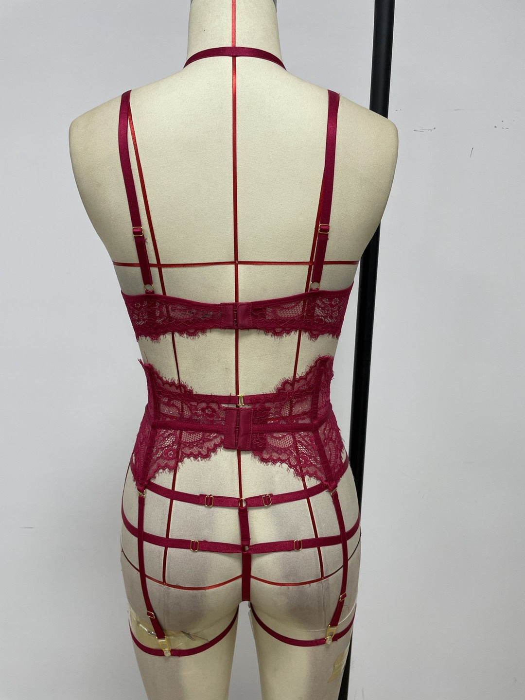 Desiré-Body Sculpting Underwear Split Fashion Polyester Thin Suit - Desiré