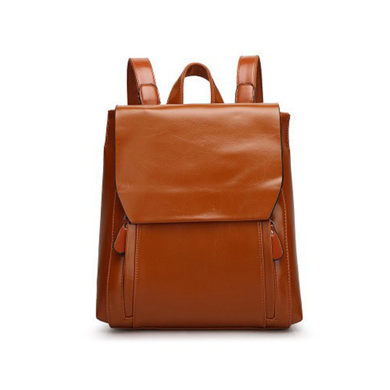 Desiré-Women Backpack Cross Body Shoulder Bag Genuine Leather Girls School Female Natural Skin Book Laptop Rucksack Messenger Bags - Desiré