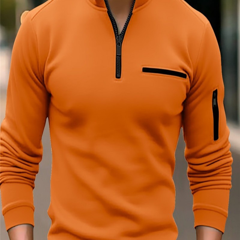 Spring And Autumn Arm Zipper Man's Sportswear - Desiré