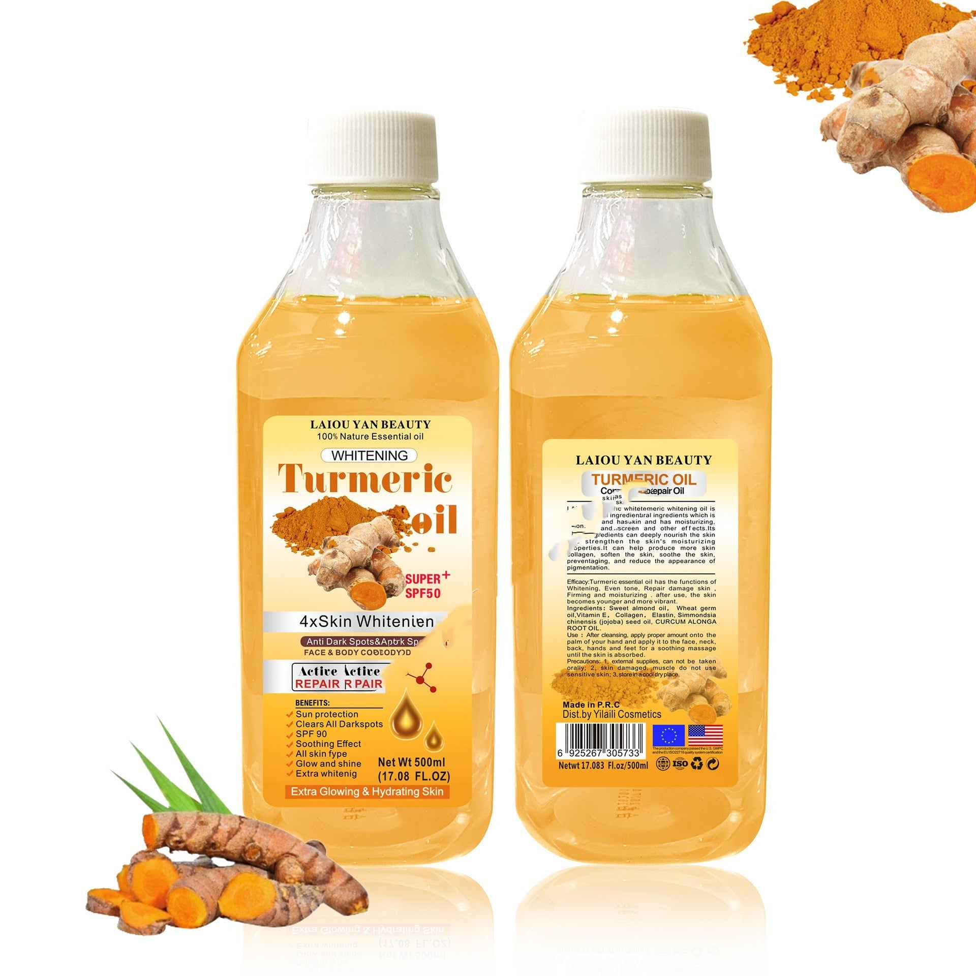 Turmeric Soothing Oil Body Massage Oil - Desiré