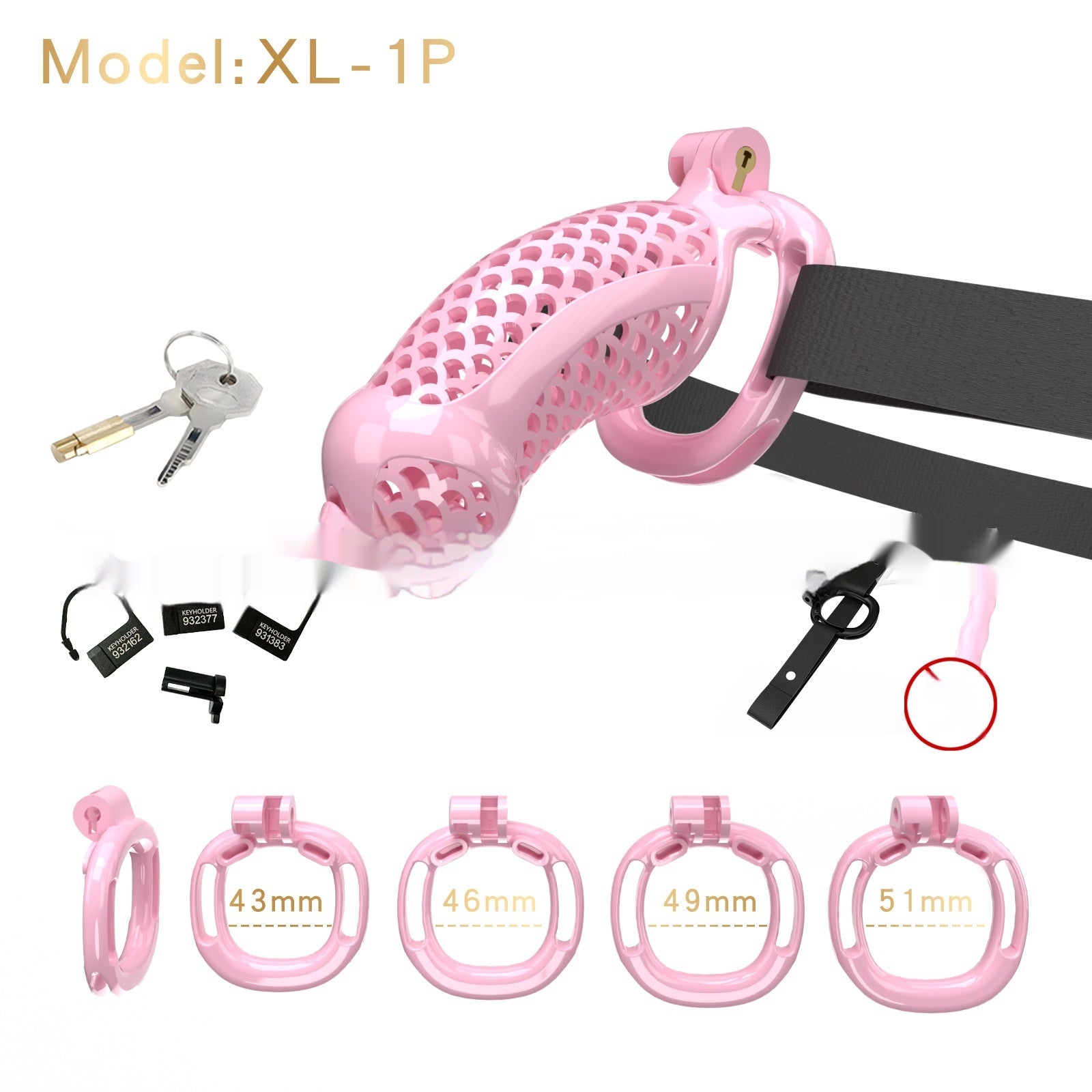 Wearing Chastity Lock For Men And Adults - Desiré