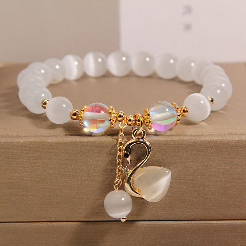 Opal Beaded Bracelet For Women Ins Special-interest Design - Desiré