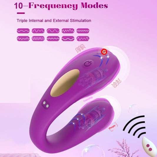 Women's Wireless Remote Control Wearable Vibrator Silicone Toy - Desiré