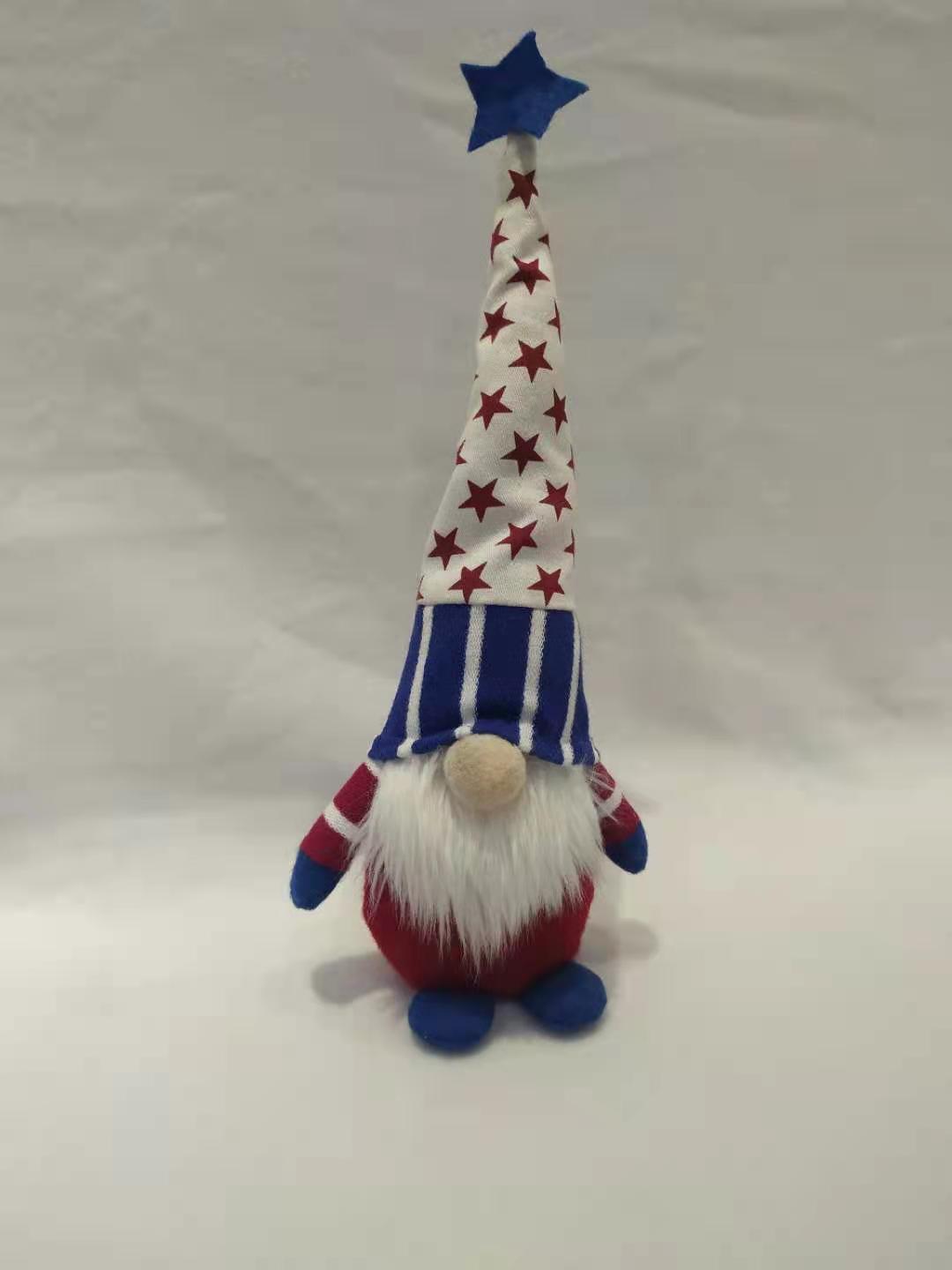 Independence Day Five-pointed Star Faceless Doll - Desiré